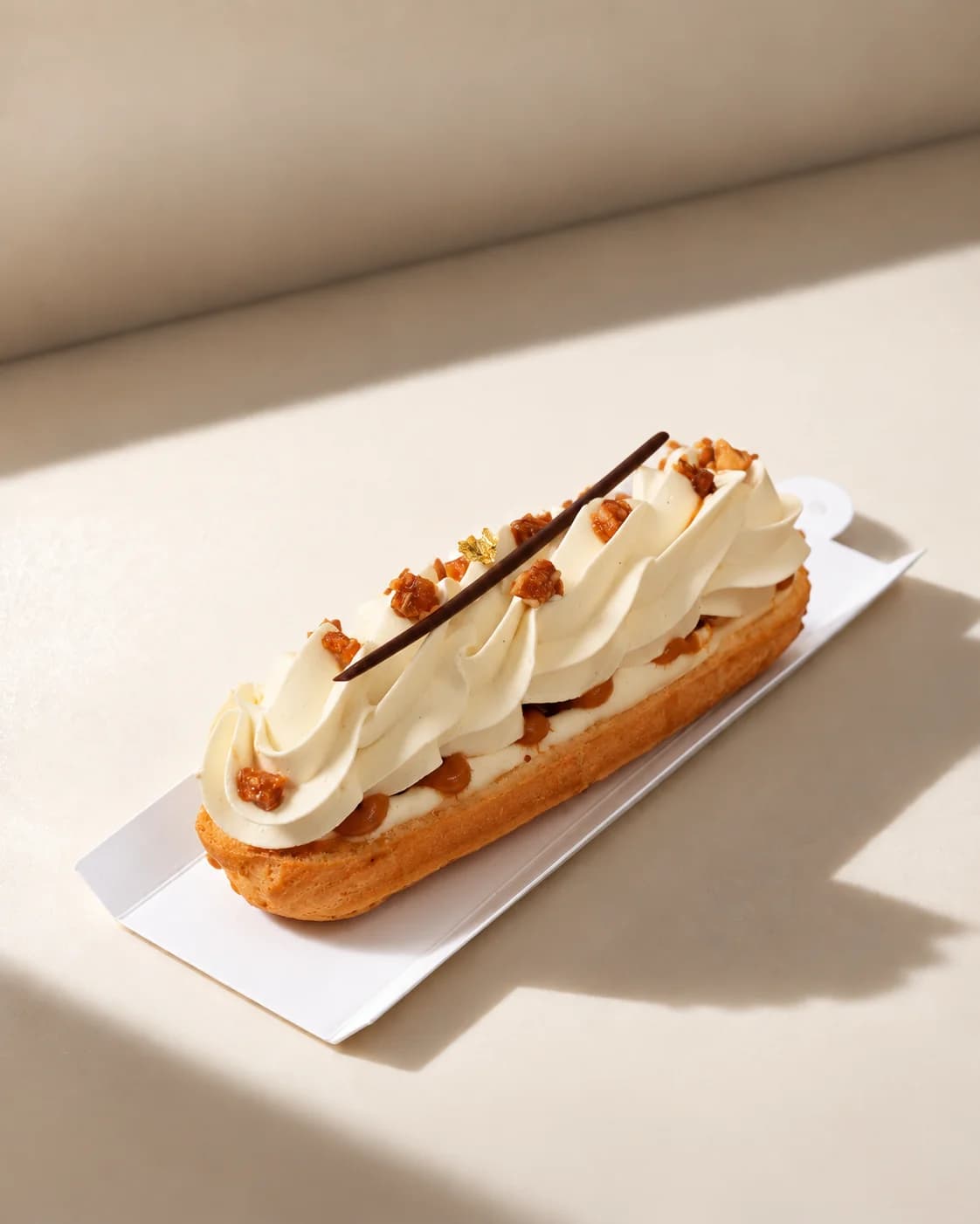 Caramel Vanilla Eclair