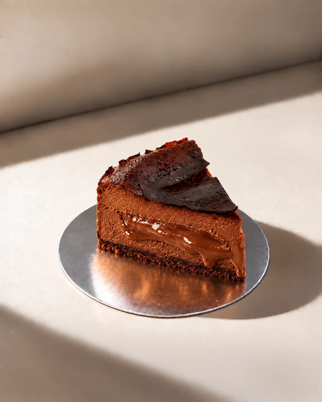 Bánh Basque Burnt Chocolate Cheesecake